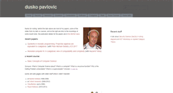 Desktop Screenshot of dusko.org