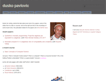Tablet Screenshot of dusko.org
